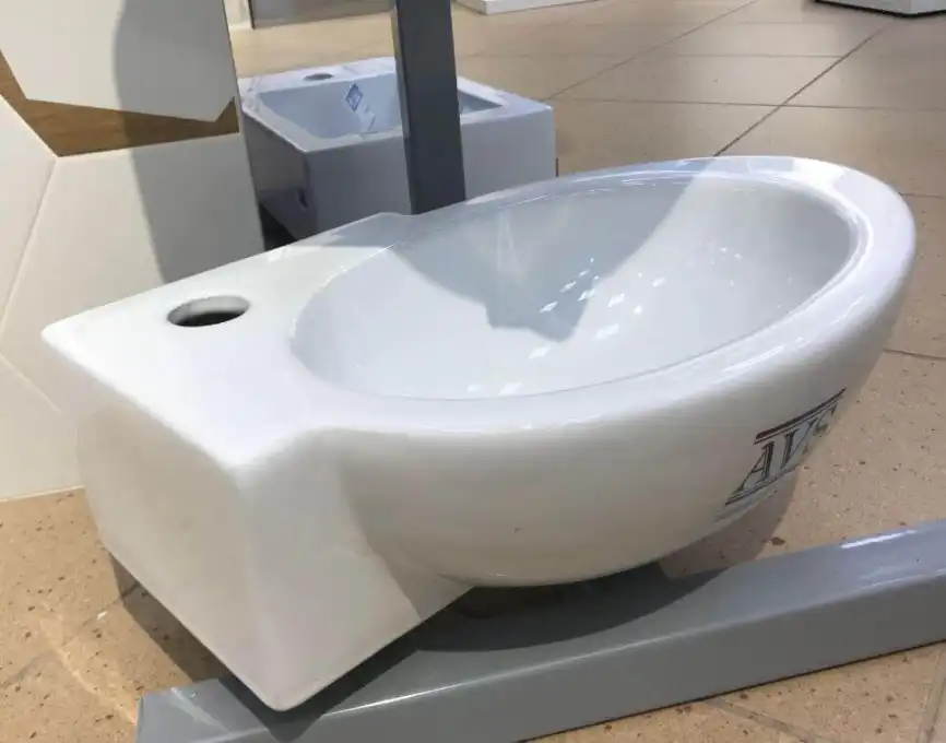 Рукомойник AVS Тиффани 42х28 R, белый фото 4