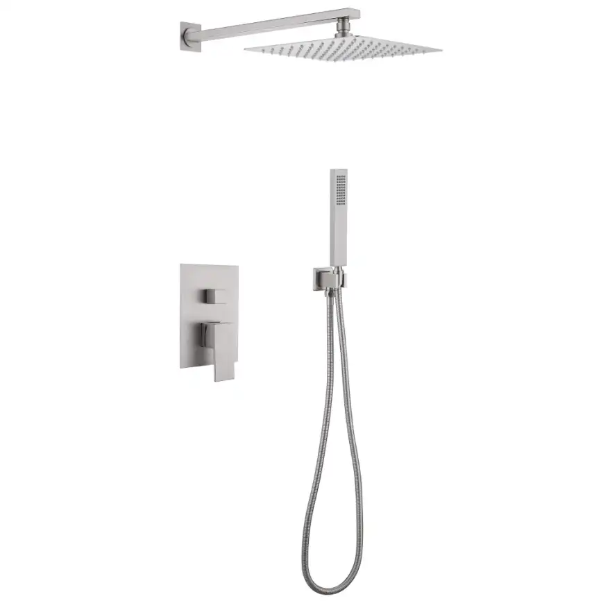 Душевая система ABBER Daheim AF8219SP скрытого монтажа без излива, сатин фото 1