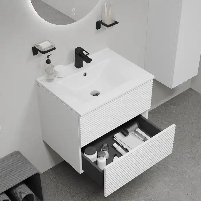 Тумба с раковиной IDDIS Bild 60, подвесная, Белая, BIL60W0i95K фото 14