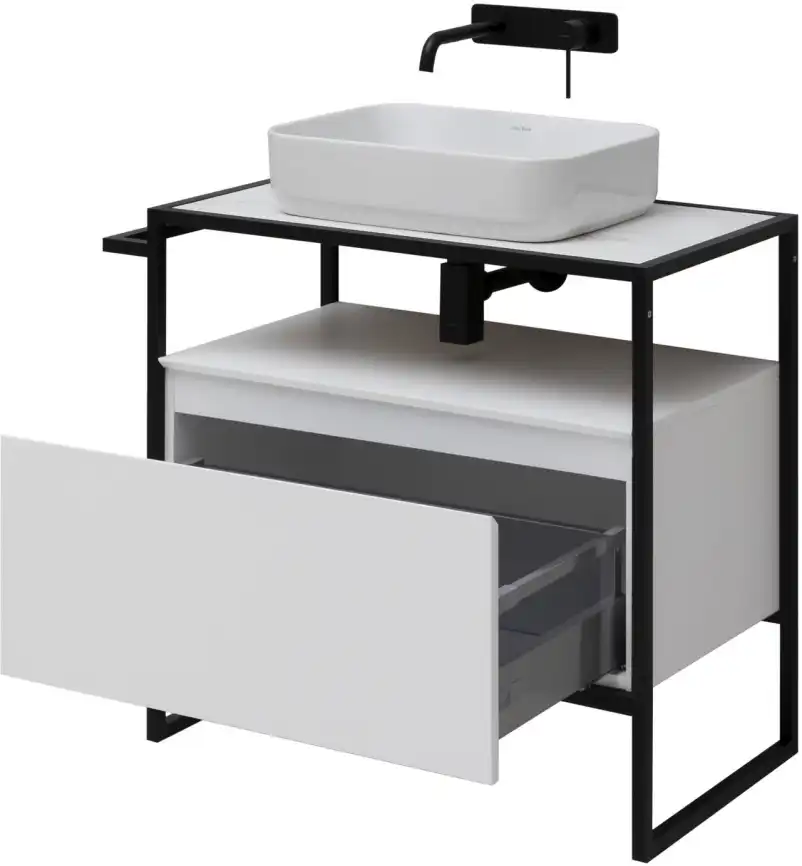 Тумба под раковину Allen Brau Priority 80 1.31002.WM белый матовый фото 8