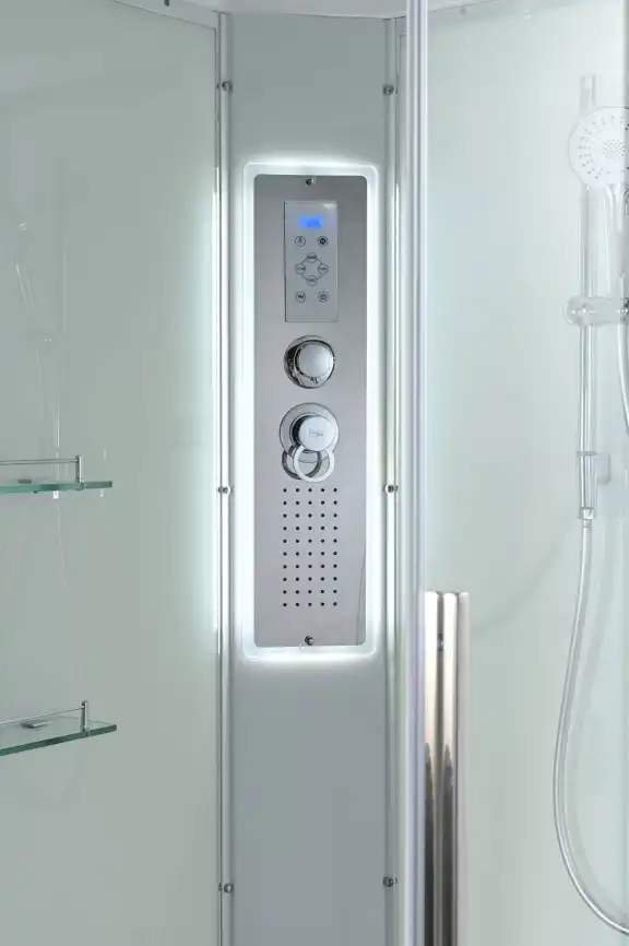Душевая кабина AvaCan K2810LED 100x80 см, низкий поддон, с крышей фото 15