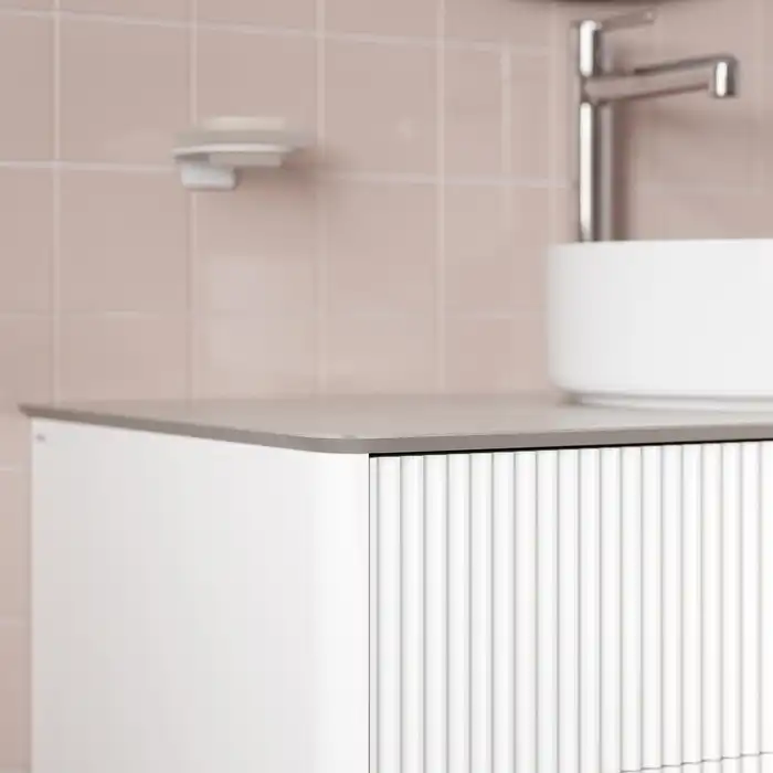 Тумбасо столешницей IDDIS Aiger 100, подвесная, Белая, AIG10W0i95K фото 3