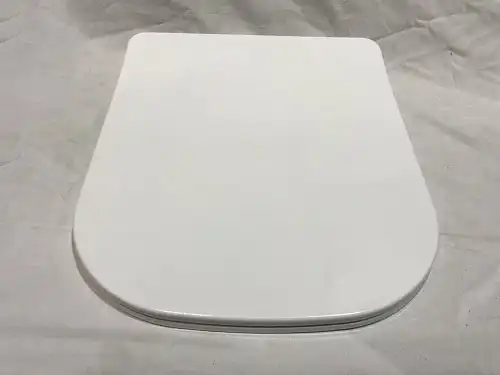 Унитаз-компакт CeramaLux 1218A, безободковый, с бачком и сидением микролифт Белый фото 10