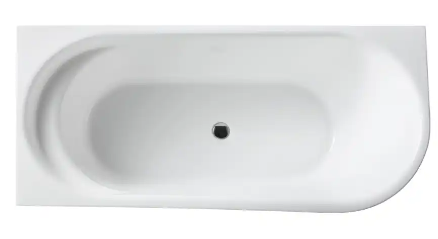 Акриловая ванна BelBagno 150х78 BB410-1500-780-L, отдельностоящая, Белая глянцевая фото 2