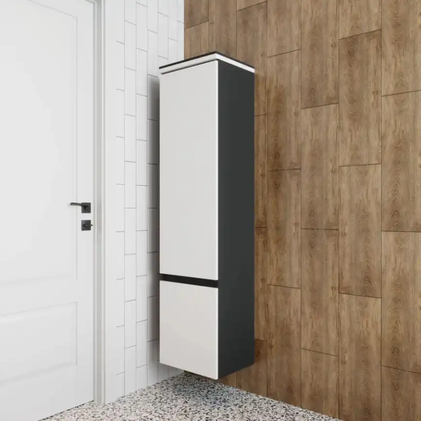 Пенал AURA ТРИУМФ 40 подвесной левый Белый фото 1