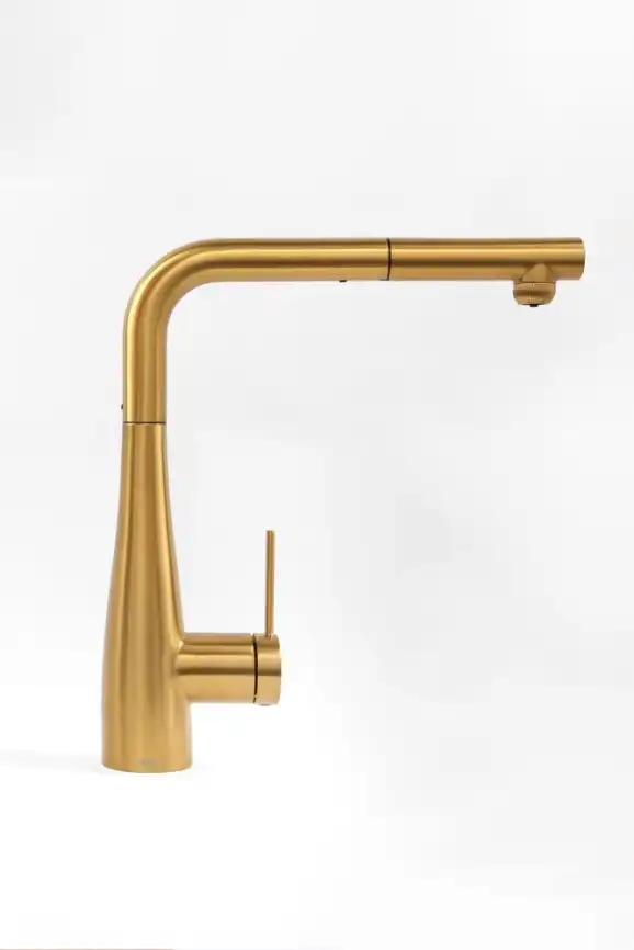 Смеситель для кухни AVS LineaPure elegant 837-161-BG, брашированное золото фото 37