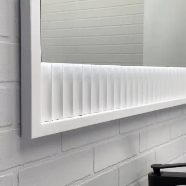 Зеркало Comforty Марсель 75х80 00-00012269 с подстветкой, бесконтактный сенсор, Белый фото 4