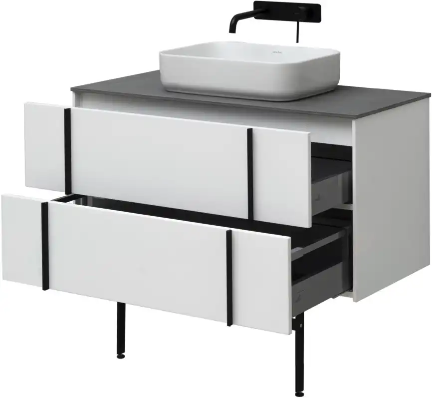 Тумба под раковину Allen Brau Reality 100 1.32007.WM белый матовый фото 27