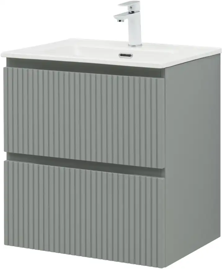 Тумба под раковину Aquanet Джейн (Flat) 60 мисти грин 335432 фото 10