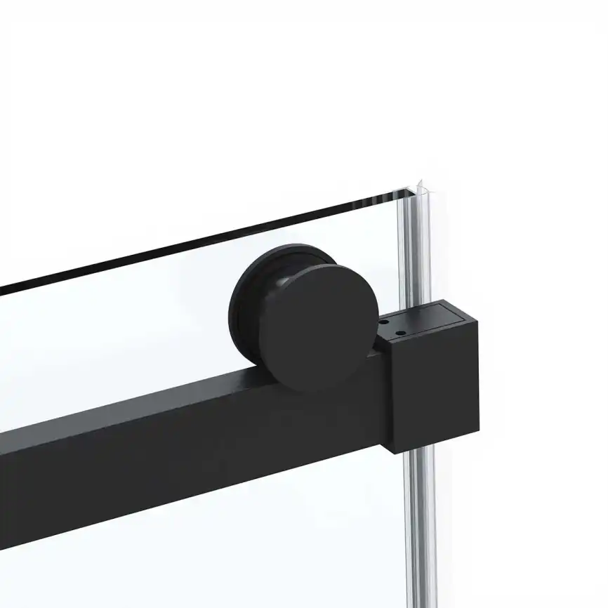 Душевой уголок Vincea Como Soft 120х80 VSR-1CS8012CLB, дверь раздвижная, профиль черный, стекло прозрачное фото 7