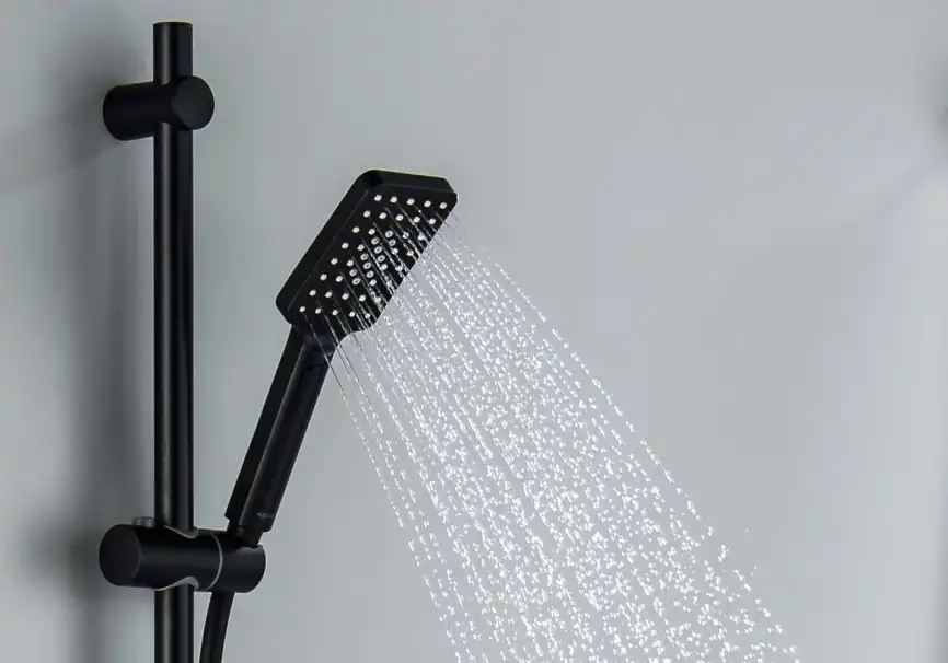 Душевой гарнитур Aquatek ЛИРА AQ2018MB, Черный матовый фото 6