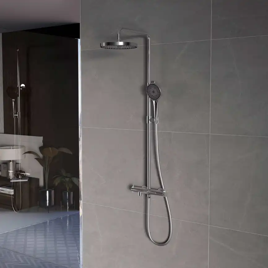 Душевая система  Vincea Rim VSFS-2RM1CH VSFS-2RM1CH для ванны с изливом, хром фото 1