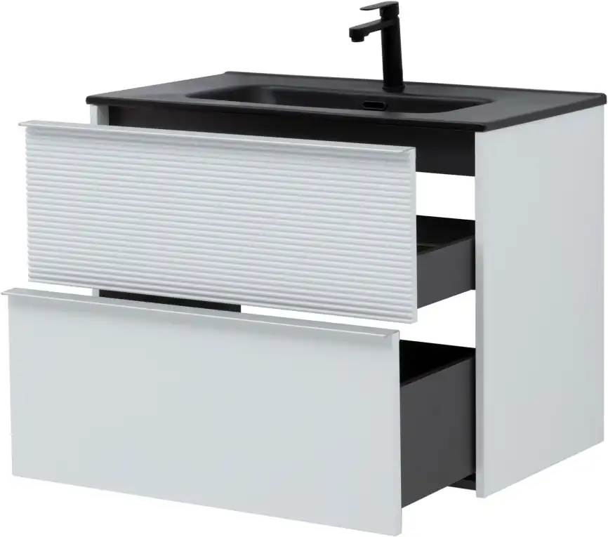 Тумба под раковину Aquanet Вита 80 белый матовый, подвесная, 330475 фото 9