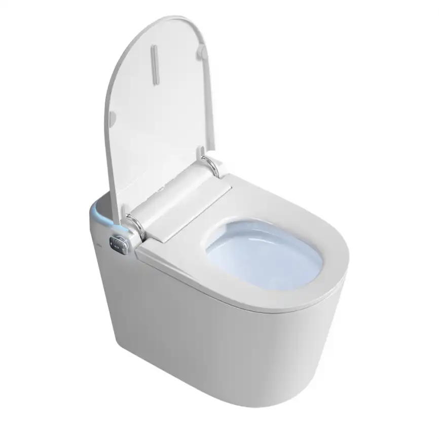 Электронный напольный унитаз-биде ABBER Bequem AC1117S, белый фото 11