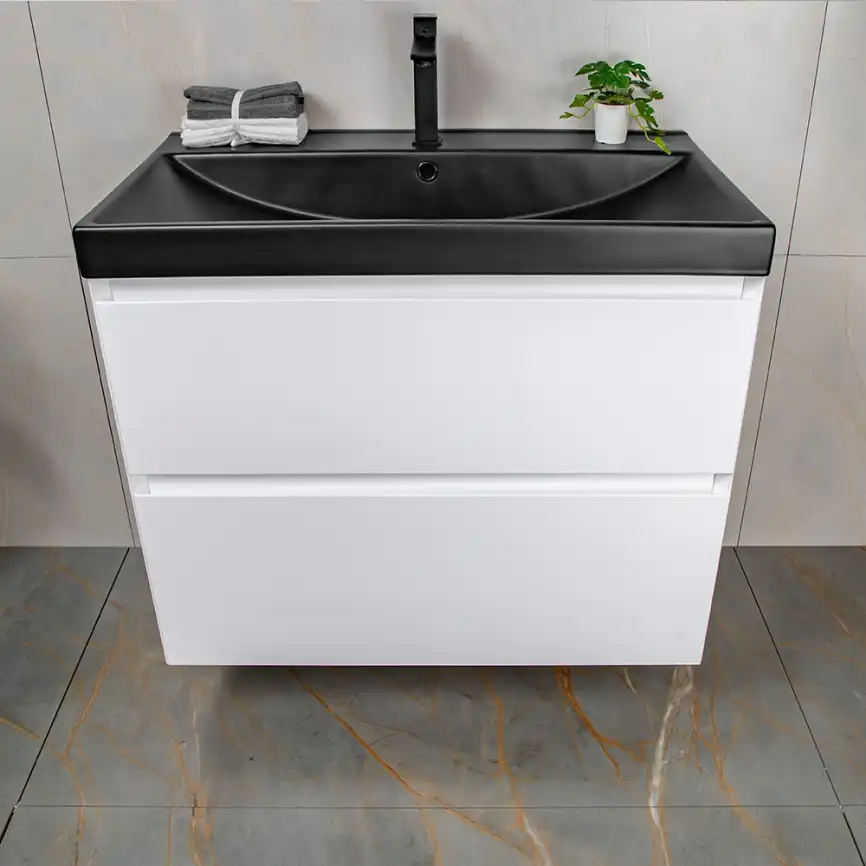 Тумба с раковиной AVS Гармония 80 белая, N821-07-800WG-02-810BM фото 2