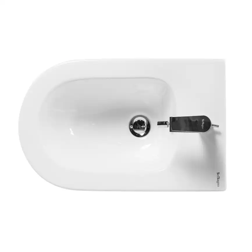 Биде напольное BelBagno SFERA-R BB2141B, Белый фото 6