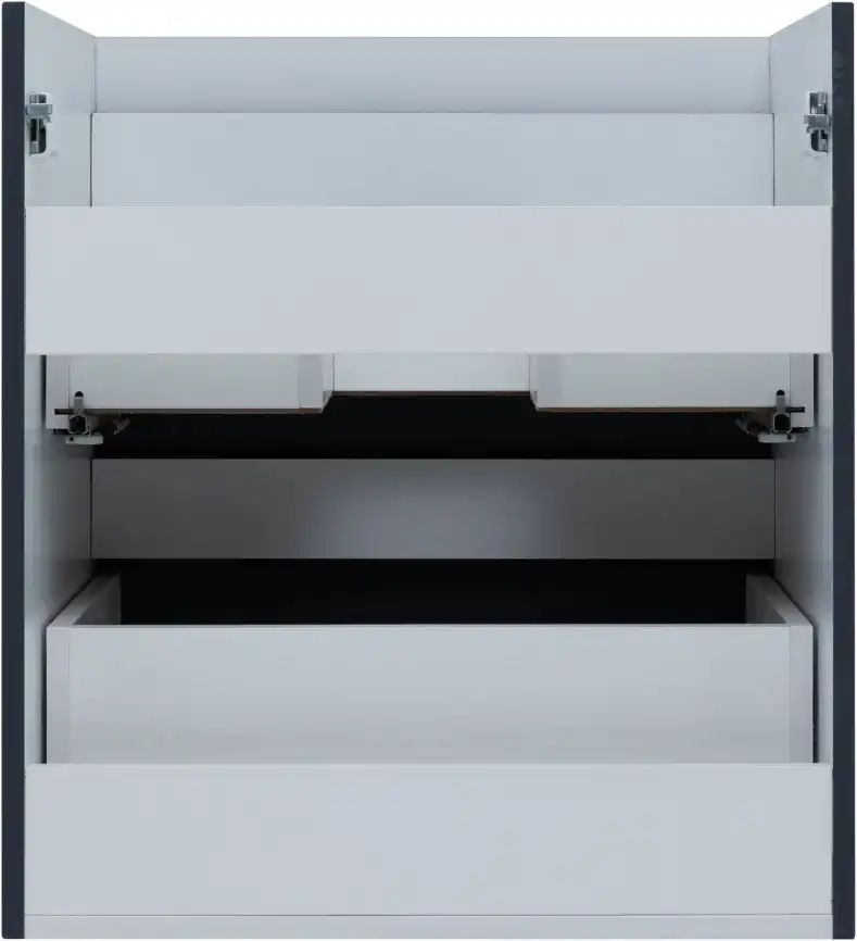 Тумба под раковину Aquanet Практика 60 маренго (2 ящика), 330458 фото 13