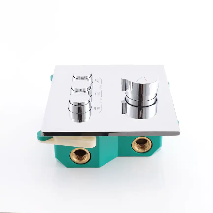 Смеситель для ванны и душа Vincea VSCV-431CH встраиваемый, трехфункциональный, хром фото 3