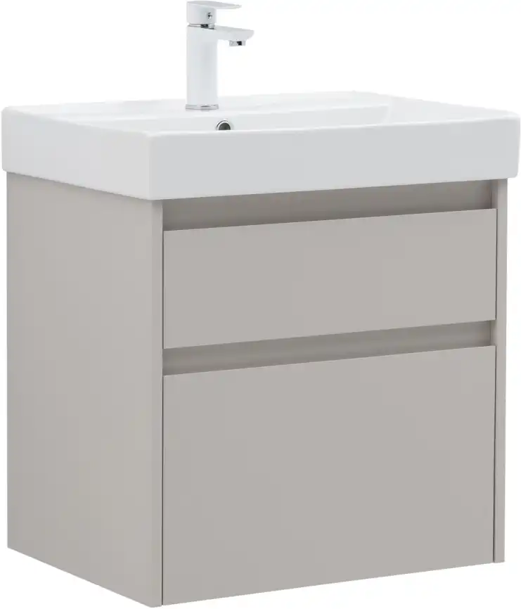 Тумба под раковину Aquanet Nova Lite 2.0 60 бежевый, 346322 фото 10