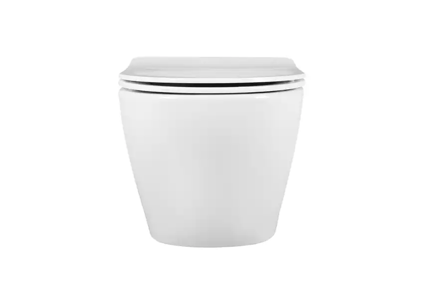 Подвесной унитаз Aquatek Европа AQ1901-00 безободковый, с сиденьем микролифт, Белый фото 4