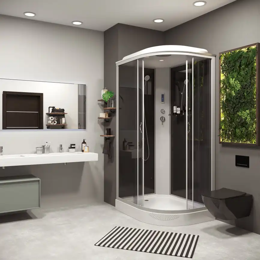 Душевая кабина Niagara Classic 120х80х215 NG-3512-14LP низкий поддон, без гидромассажа, 35121433LP фото 2