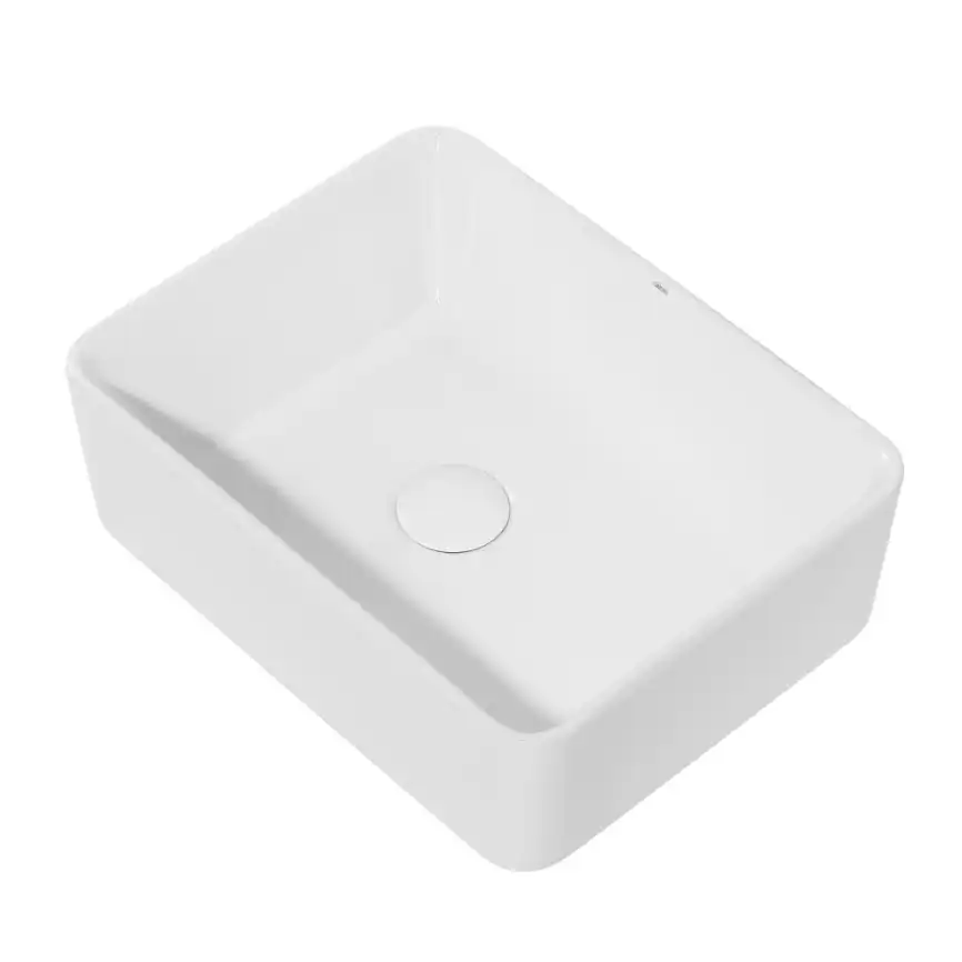 Раковина накладная ABBER RECHTECK 48,5х37,5х13,5 AC2212, прямоугольная, белая фото 3