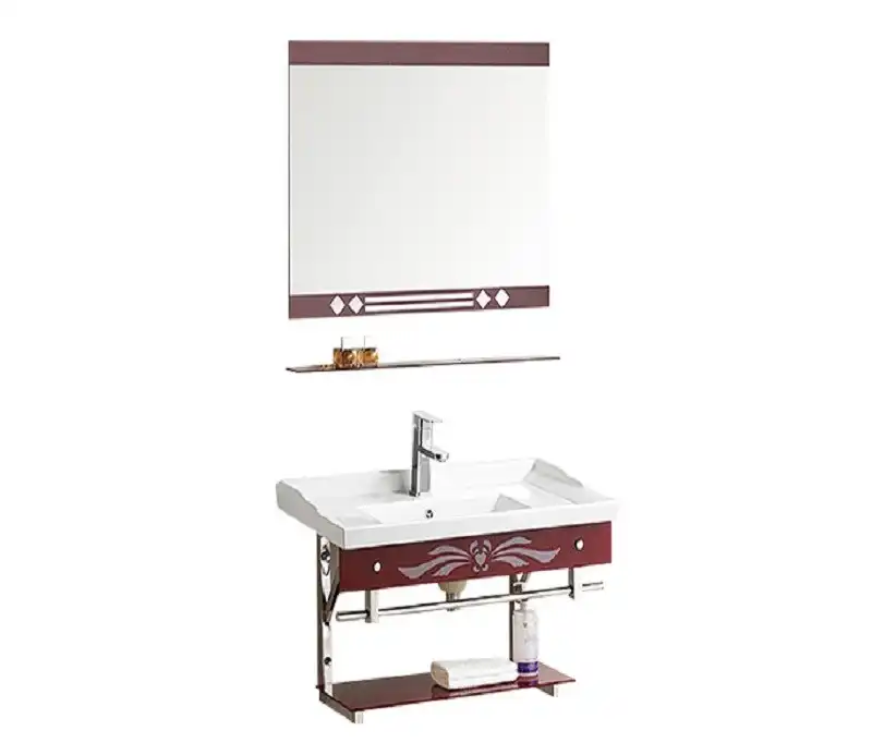 Умывальник CeramaLux 840-60 615х470х200 Полувстраиваемая цвет Белый фото 3