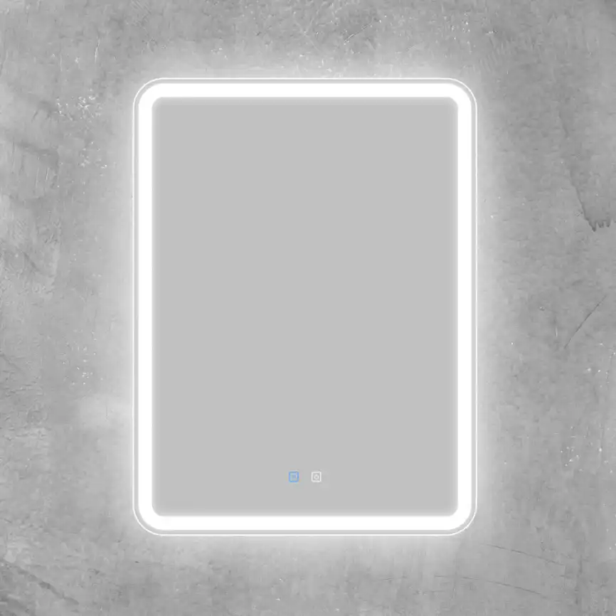 Зеркало BelBagno MARINO 60х80 SPC-MAR-600-800-LED-TCH-SND с подстветкой, сенсорный выключатель, голосовым управлением и подогревом фото 3