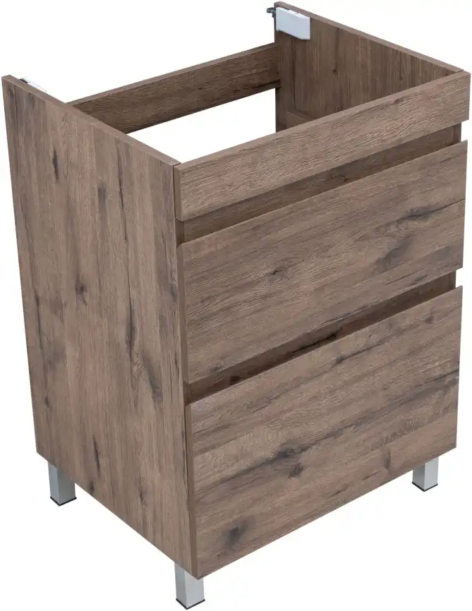 Тумба под раковину Aquanet Нота New 60 напольная, дуб веллингтон табак, 344139 фото 9