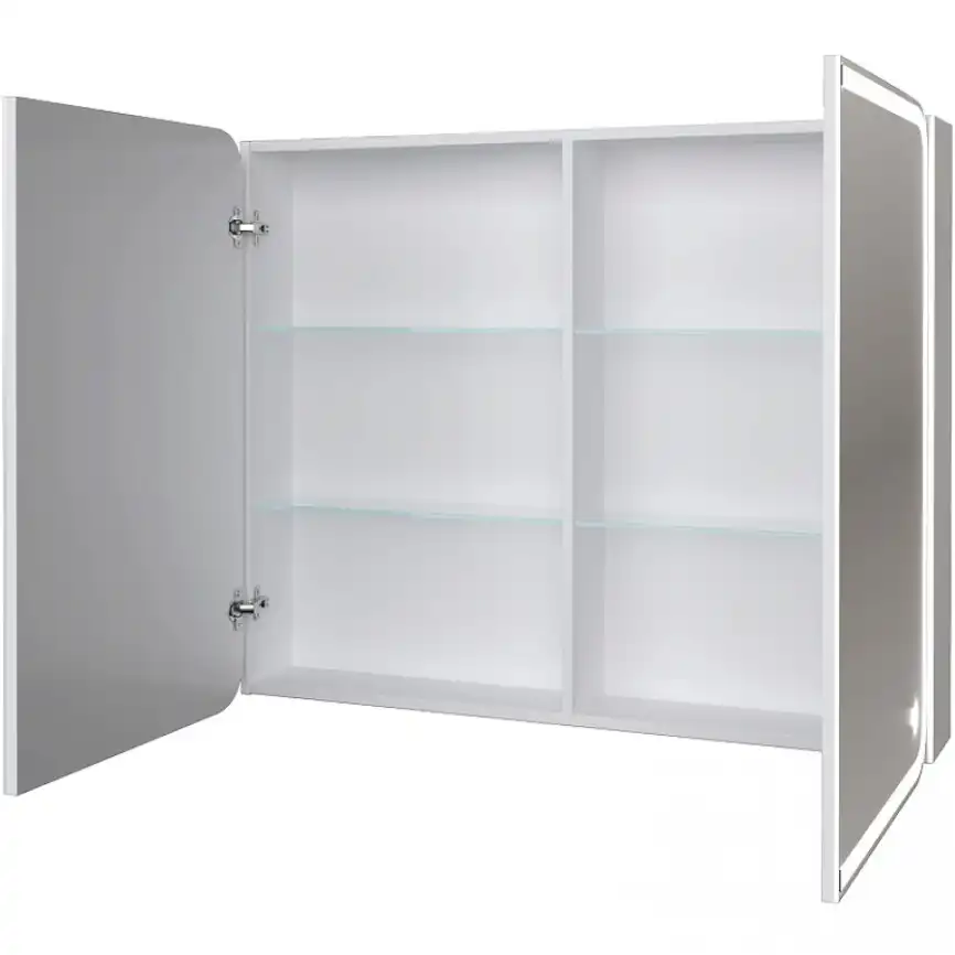 Зеркальный шкаф Grossman АДЕЛЬ-90 см правое с LED подсветкой 209004 фото 2