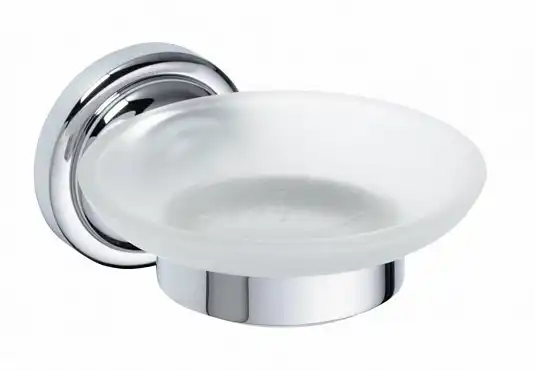Мыльница стеклянная 11 см BEMETA RETRO хром 144308022 фото 1
