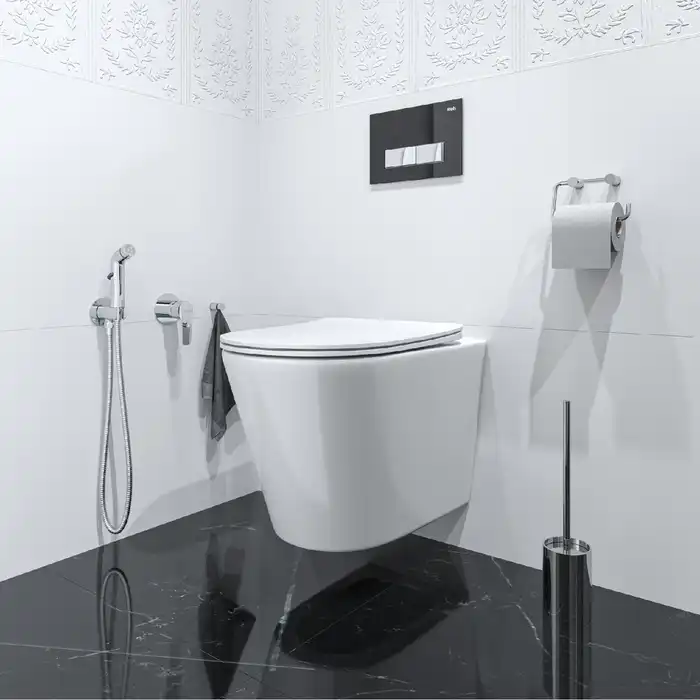 Гигиенический душ со смесителем IDDIS Ray RAYSBR2i08 встраиваемый цвет, Глянцевый хром фото 3