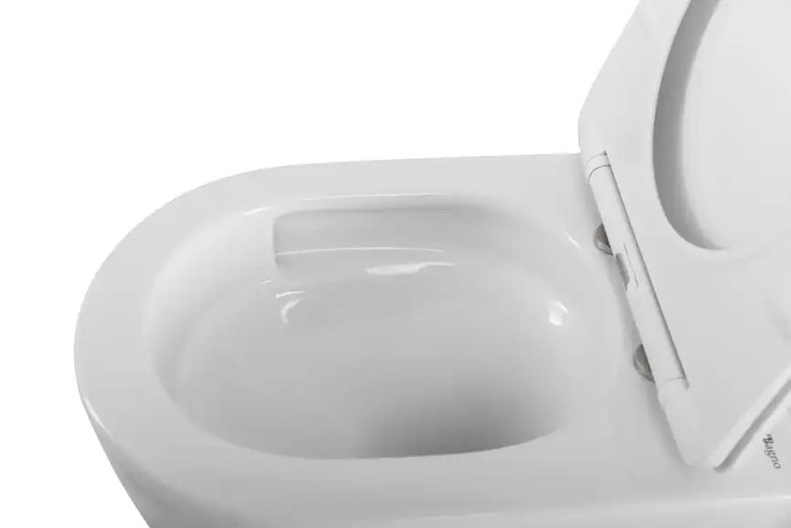 Подвесной унитаз BelBagno SENSO-TOR BB017CH-TOR/SC, безободковый, смыв торнадо с сиденьем микролифт, Белый фото 8
