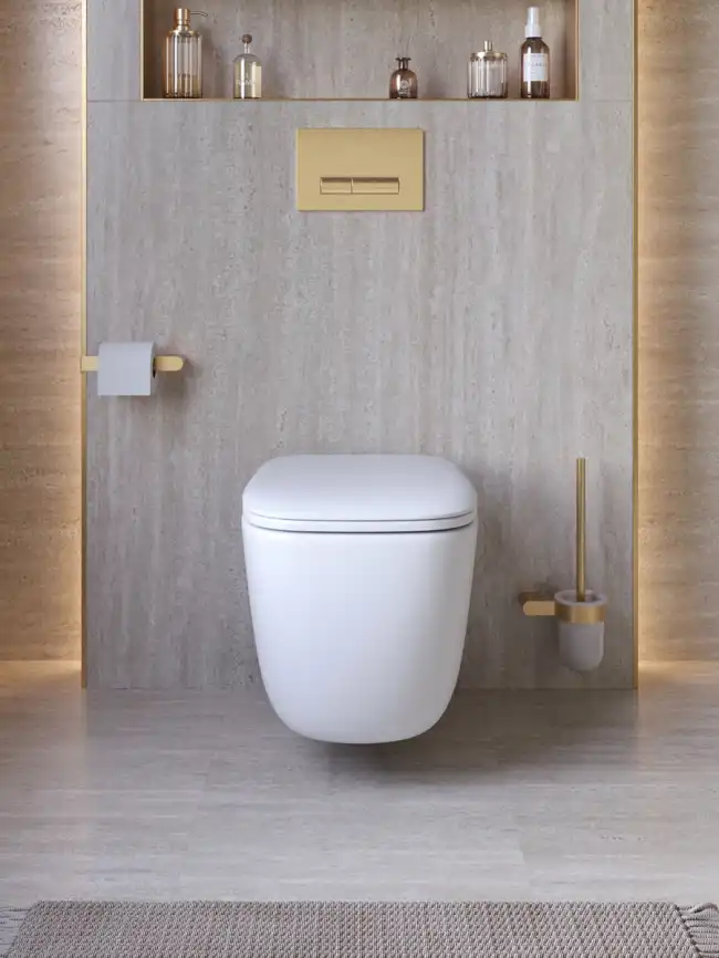 Подвесной унитаз CEZARES COMFORT CZR-380-TH-TOR/SC, со смывом TORNADO, с сиденьем микролифт фото 14