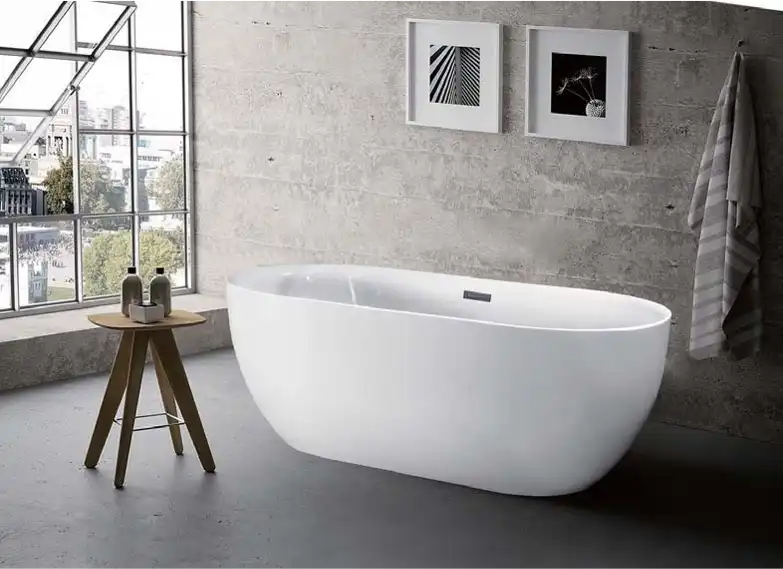 Акриловая отдельностоящая ванна Aquatek Афина 170х78 см, AQ-44778, белая глянцевая фото 5