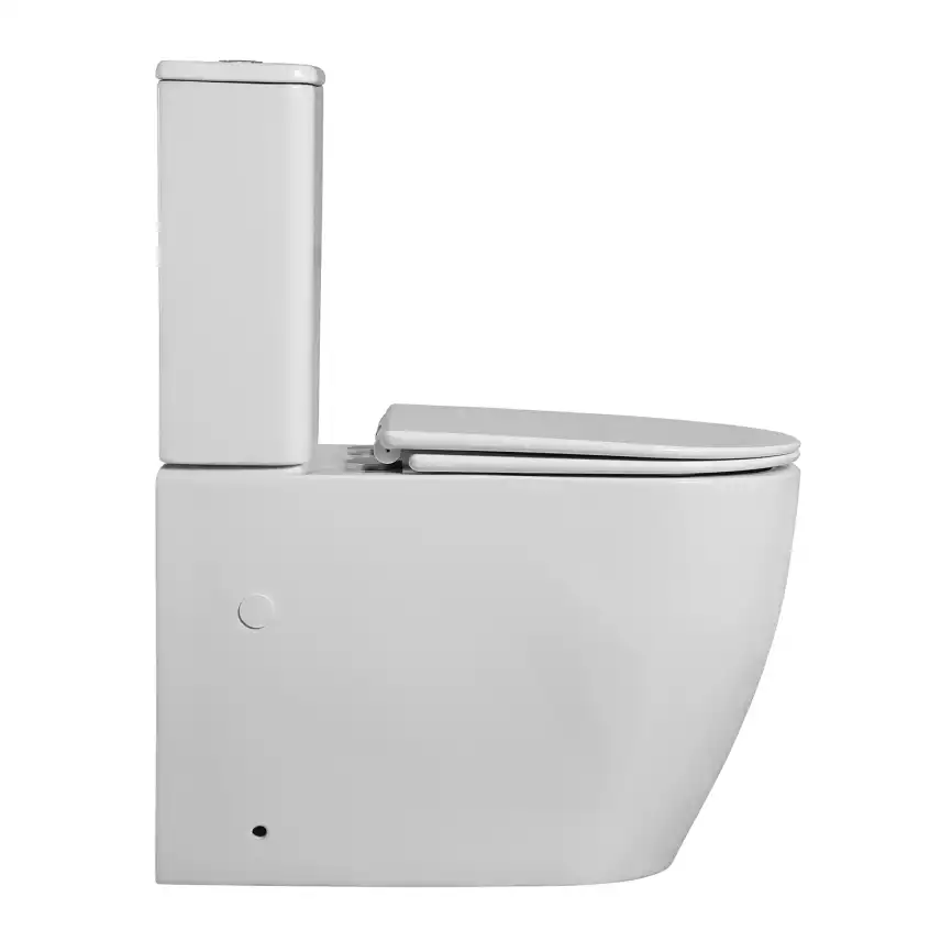 Унитаз-компакт Azario BONELLE AZ-1229A напольный, безободковый, слив 