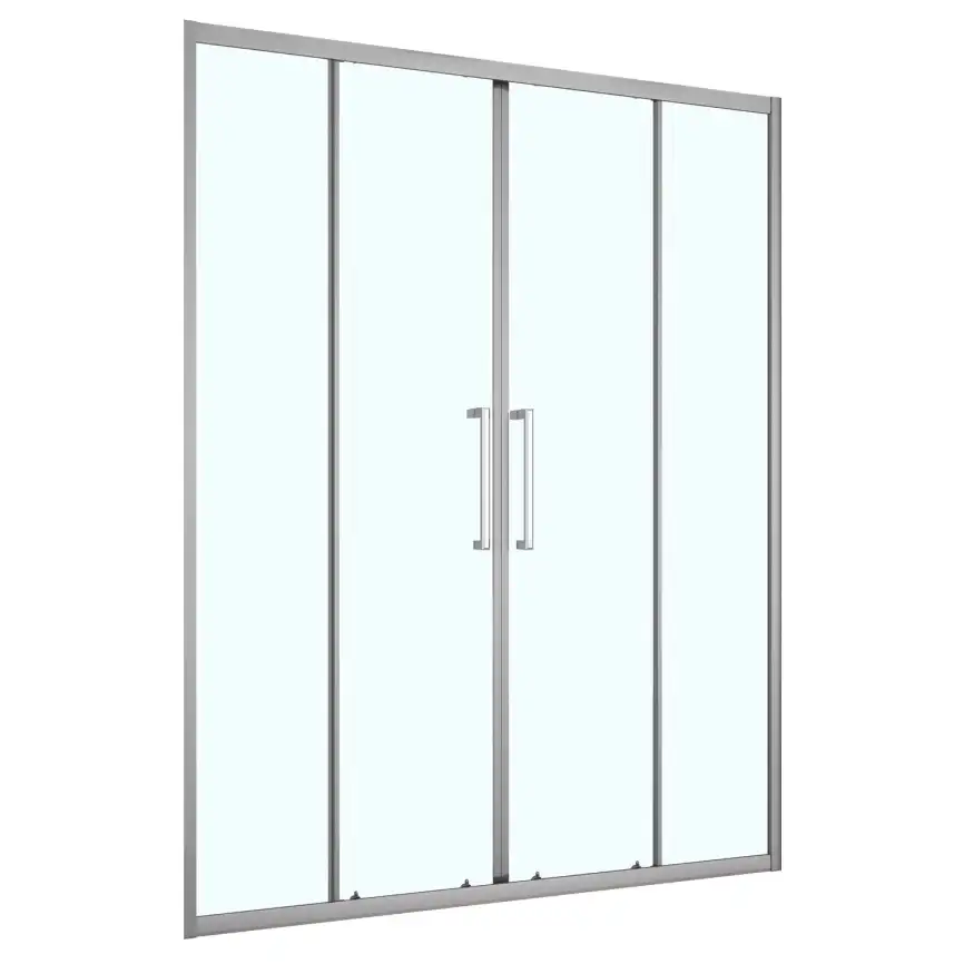 Душевая дверь Loranto 170 CS-AB04GG-170, профиль серый матовый, стекло Прозрачное фото 1