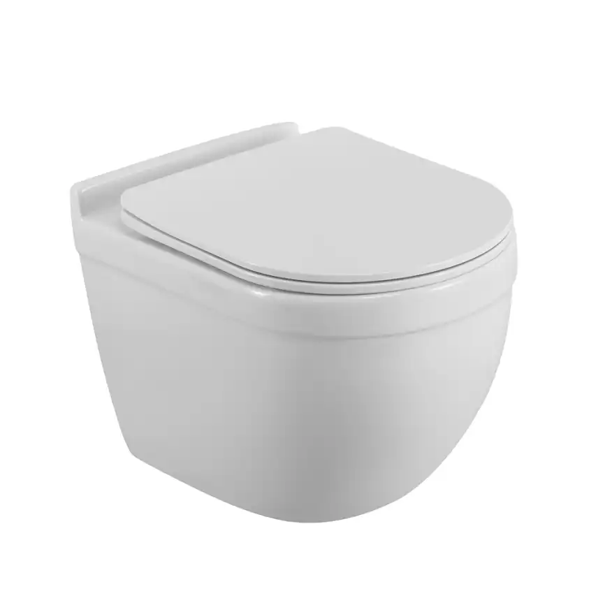 Подвесной унитаз BelBagno SENSO-TOR BB017CH-TOR/SC, безободковый, смыв торнадо с сиденьем микролифт, Белый фото 1