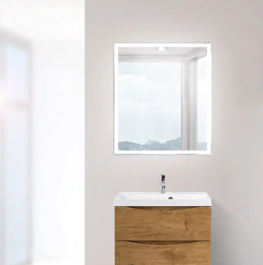 Зеркало BelBagno SPC-GRT 70х80 SPC-GRT-700-800-LED-TCH-WARM с подстветкой, сенсорный выключатель, с подогревом фото 9