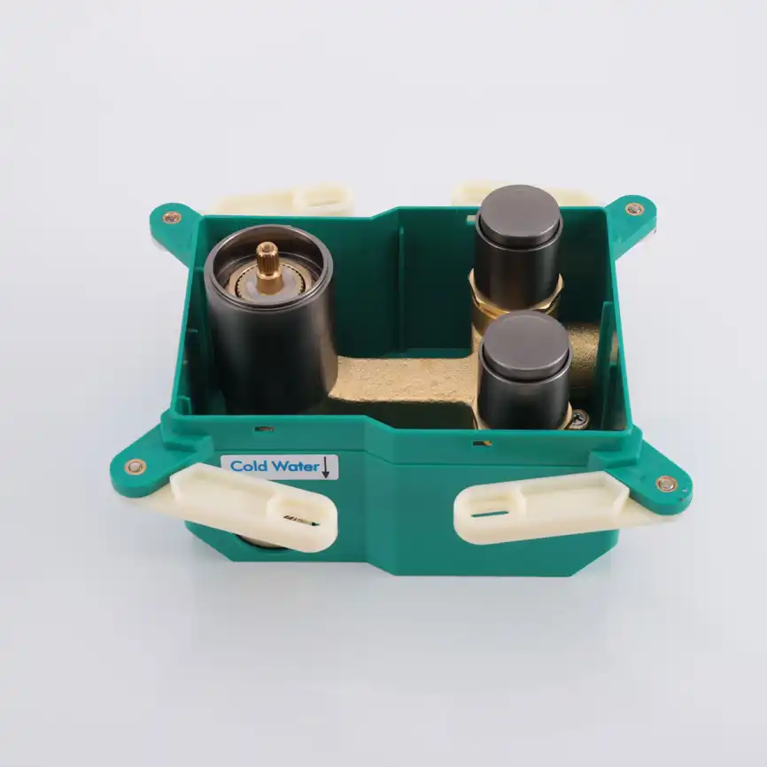 Смеситель для душа Vincea VSCV-421GM встраиваемый  двухфункциональный, вороненая сталь фото 5