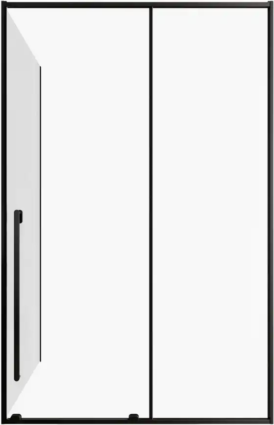 Душевой уголок Allen Brau Fantasy 130x100 3.11007.31 + 3.11014.31 черный матовый фото 3