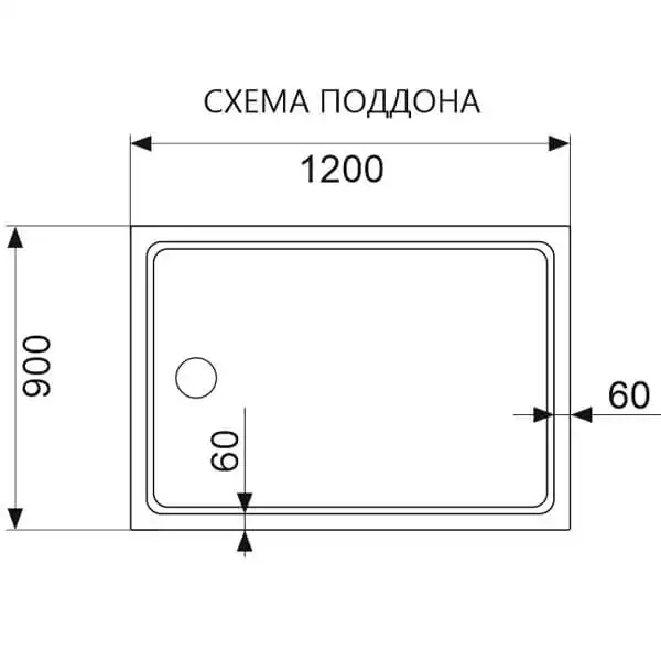 Душевой уголок AVS Куб 120x90 пофиль хром, стекло прозрачное, 803-0020-195-1290-CR-T фото 2
