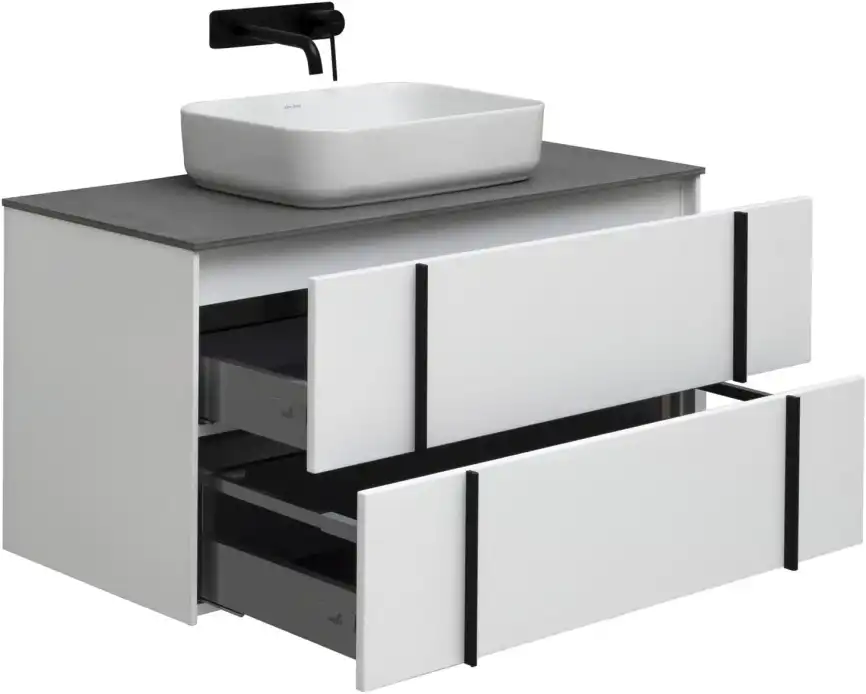 Тумба под раковину Allen Brau Reality 100 1.32007.WM белый матовый фото 20