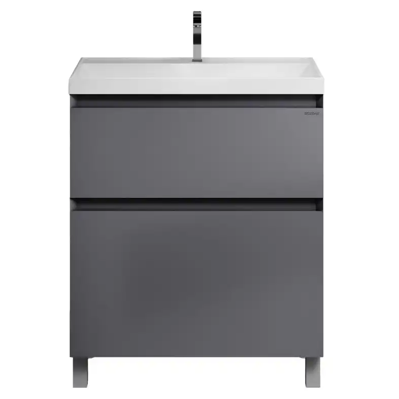 Тумба под раковину Grossman Меркадо 70 напольная, графит матовый (107073) фото 3