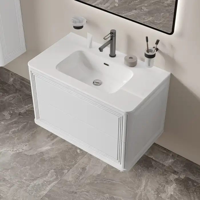 Тумба с раковиной IDDIS Oxford Neo 80, подвесная, Белая, OXN80W0i95K фото 16