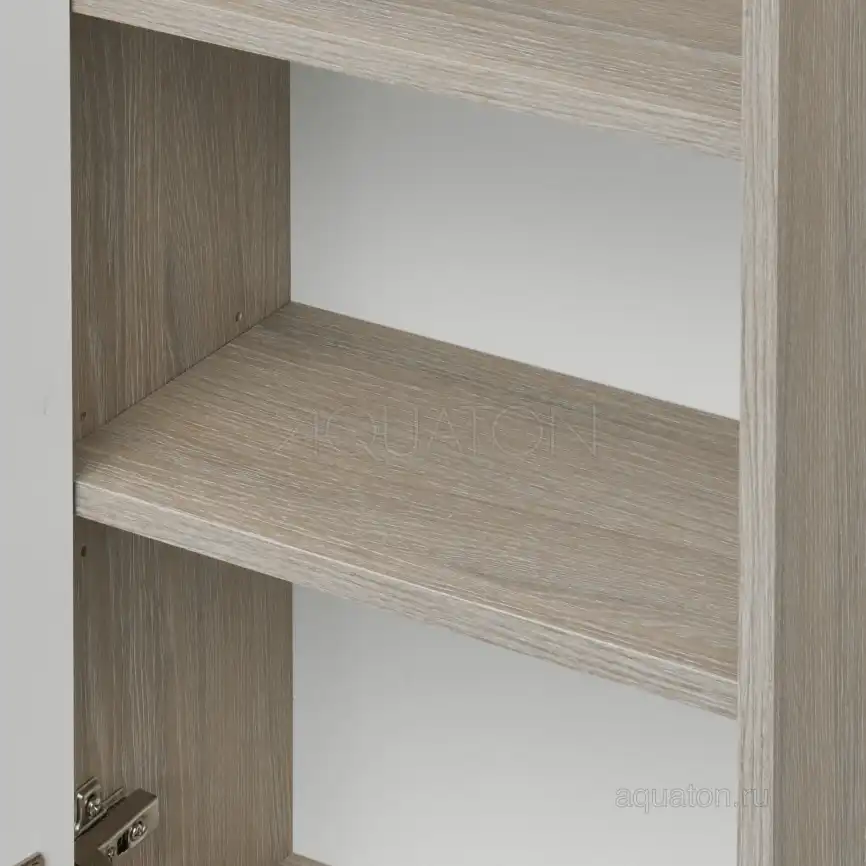 Шкаф-пенал Aquaton Оливия 40 1A254603OLUG0 подвесной цвет, грей / дуб ойстер фото 3