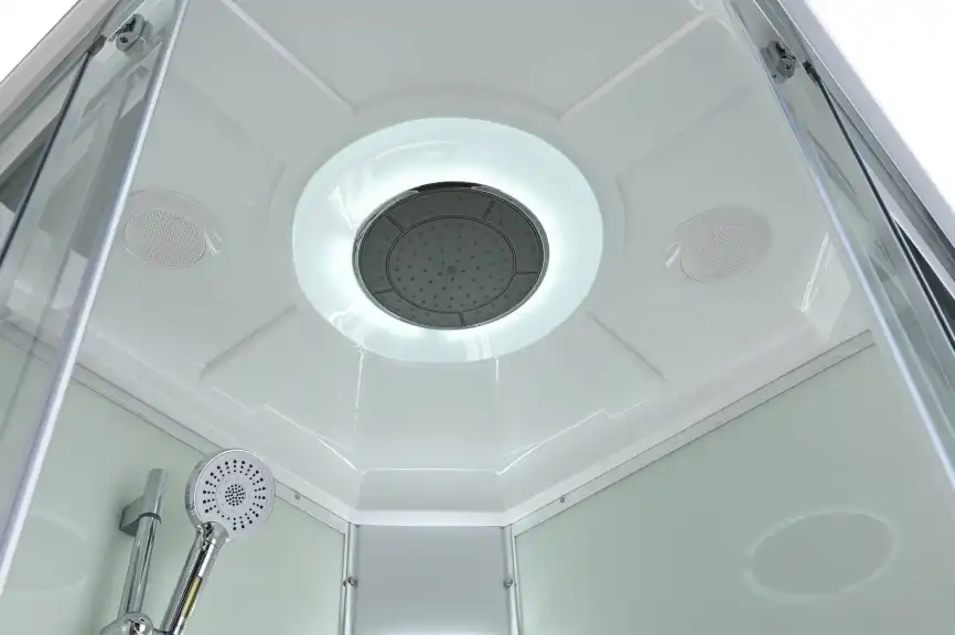 Душевая кабина AvaCan K2010LED 100x100 см, низкий поддон, с крышей фото 16