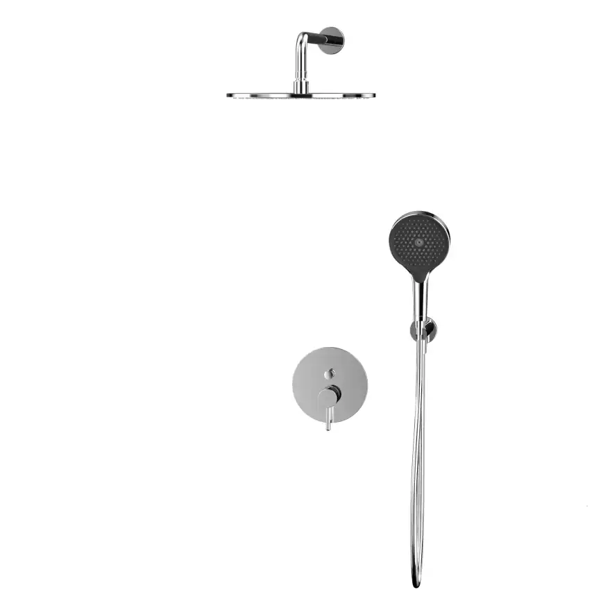 Душевая система для душа WHITECROSS Y chrome YSET04TOPCR, скрытого монтажа, Хром фото 2