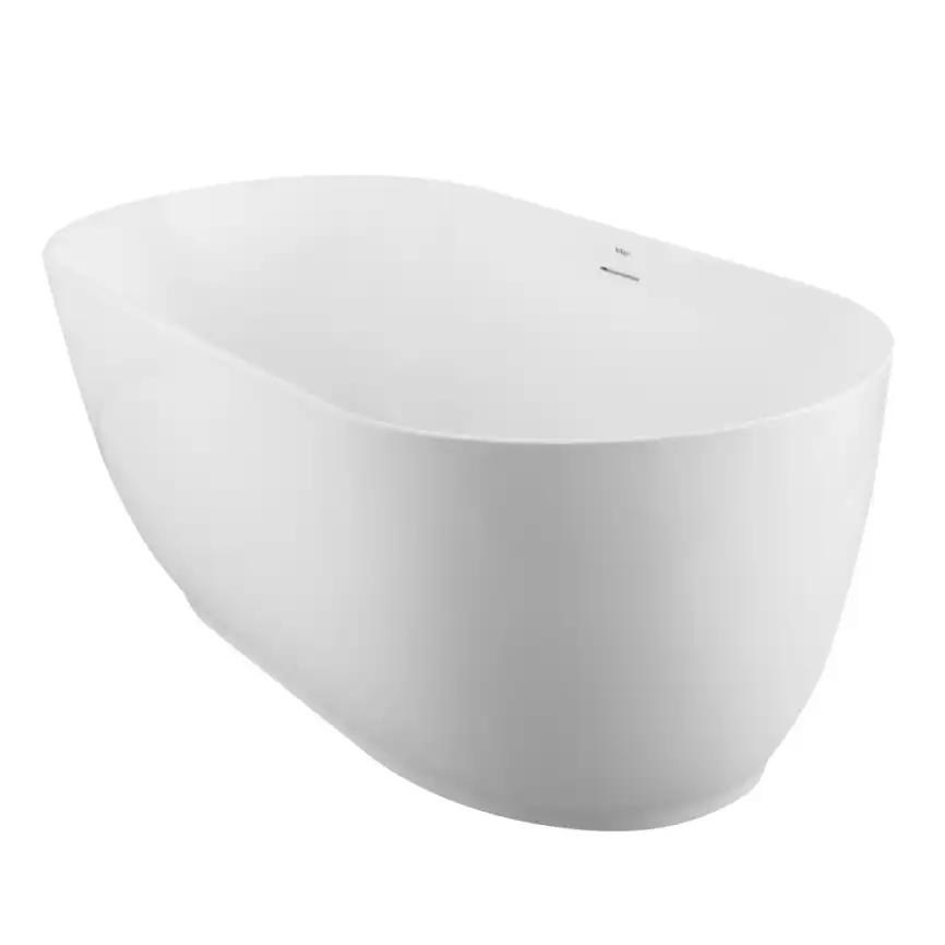 Акриловая ванна BELBAGNO 170х80 BB413-1700-800-MATT овальная, отдельностоящая, Белая матовая фото 2
