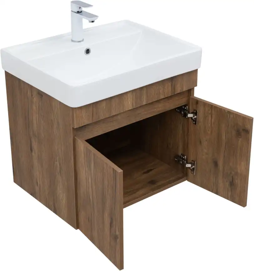 Тумба под раковину Aquanet Оптима 60 дуб рустикальный , 344795 фото 4